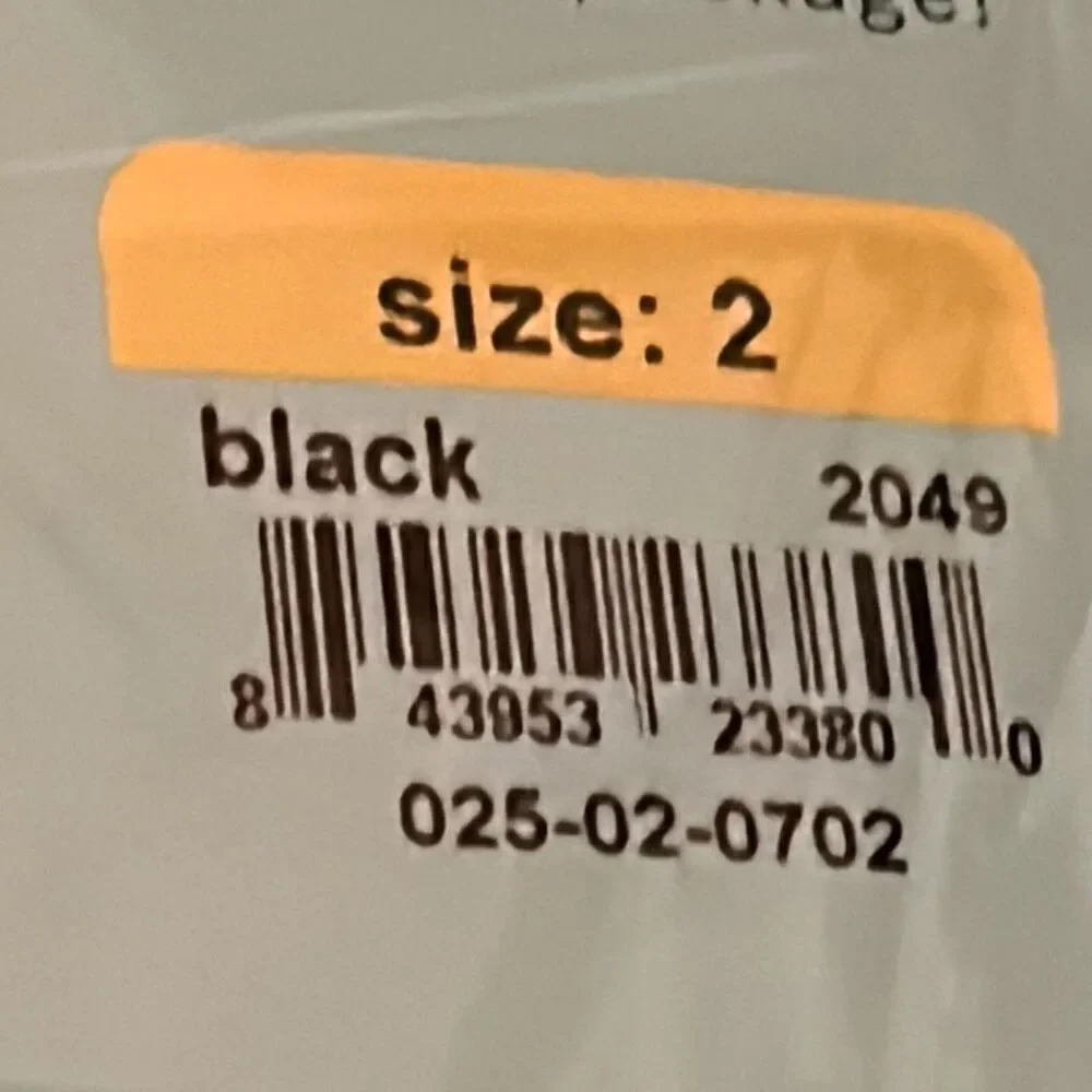 Love Assets By Spanx Size 2 Shaping Smoothing Tights Black Textured Wishbone New